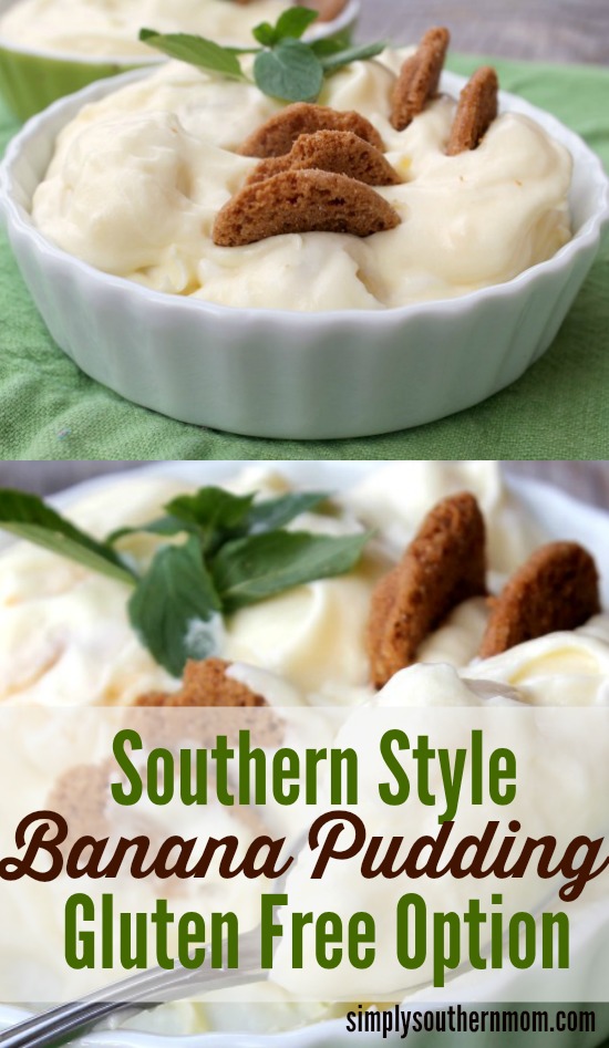 Easy Southern Style Banana Pudding Recipe (Gluten Free Option)