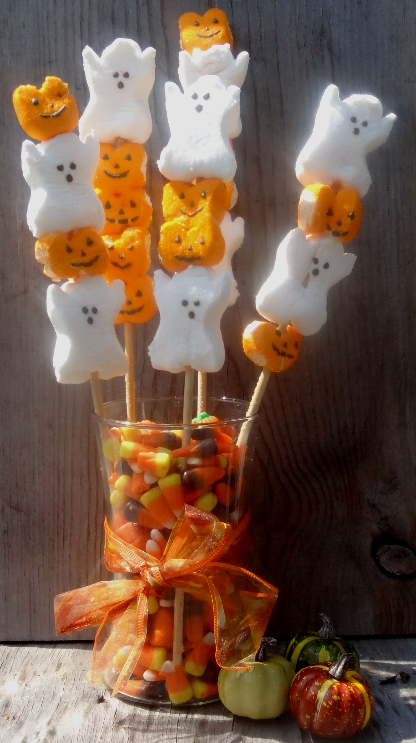 Simple Edible Halloween Peeps Centerpiece Simply Southern Mom