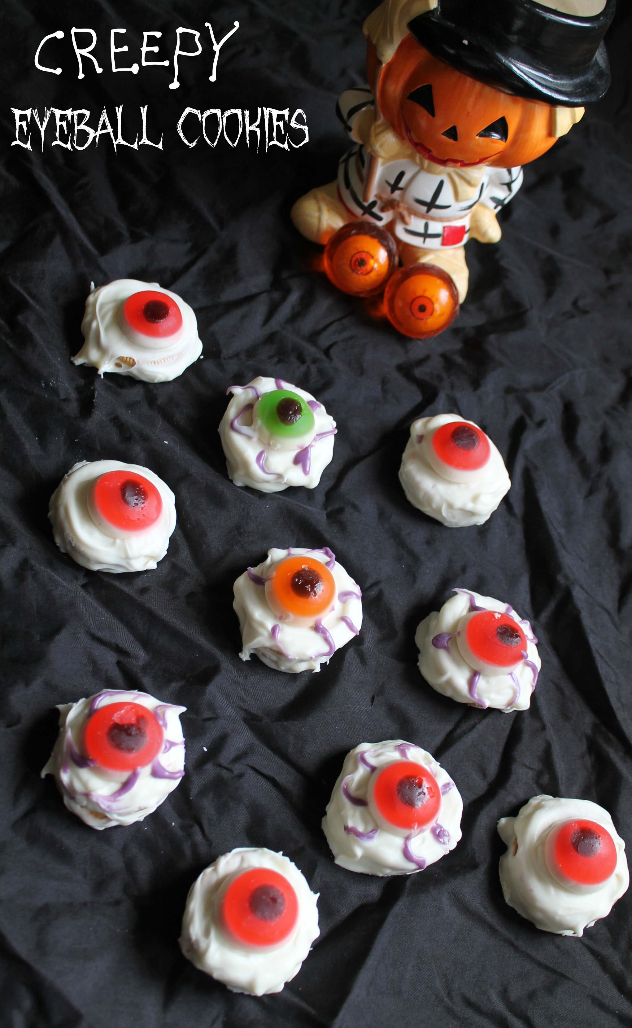 Bloodshot Eyeball Cookies Recipe for Halloween – Simply Southern Mom