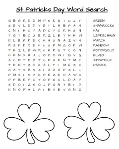 St. Patrick’s Day Word Search Free Printable – Simply Southern Mom