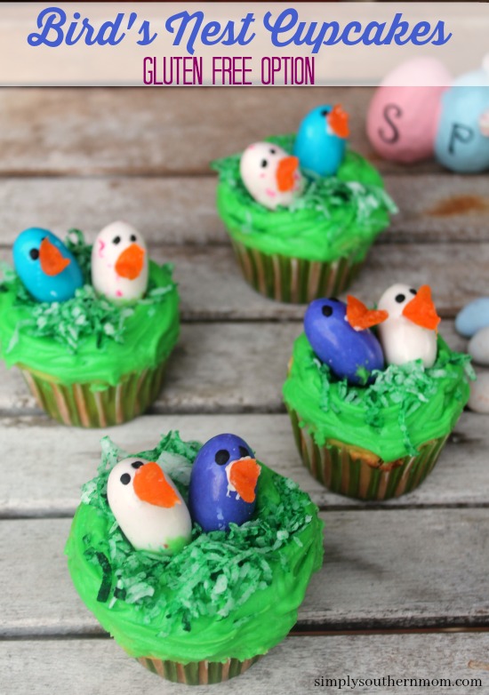 Bird’s Nest Cupcake Recipe for Easter – Simply Southern Mom
