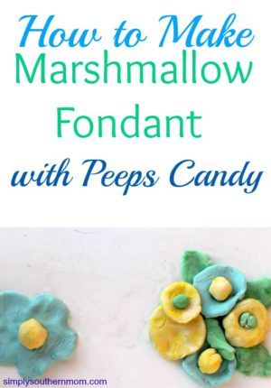 How To Make Marshmallow Fondant From Leftover Peeps – Simply Southern Mom