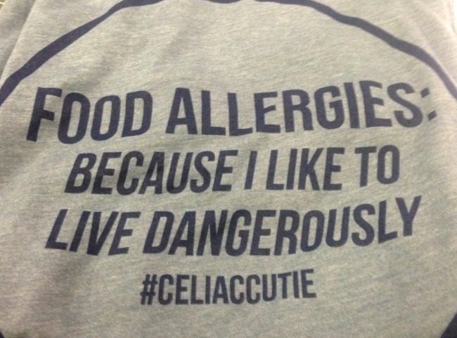 This shirt by #CeliacCutie cracked me up. 