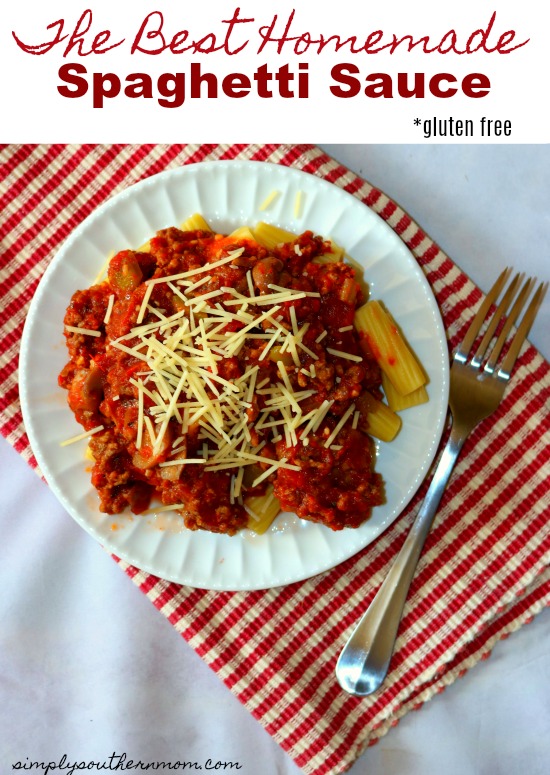 The Best Homemade Spaghetti Sauce Recipe