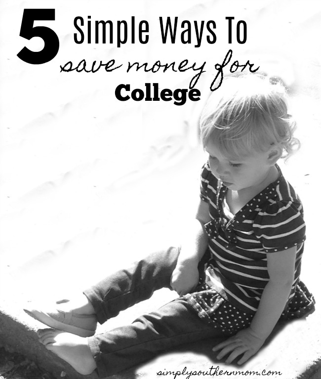 5 Simple Ways to Save Money For College