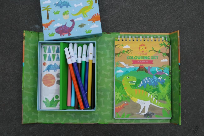Tiger Tribe Dinosaur Coloring Kit 