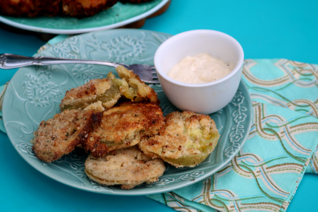 air fryer fried green tomatoes 