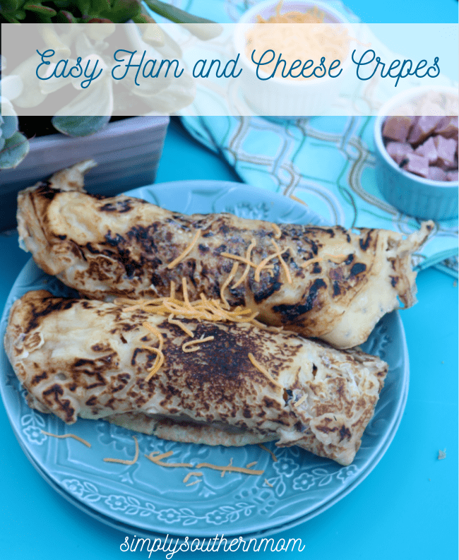 Easy Ham and Cheese Crepes 