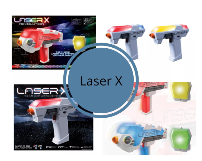 Laser X Revolution Two Player Long Range Laser Tag Gaming Blaster Set :  Target